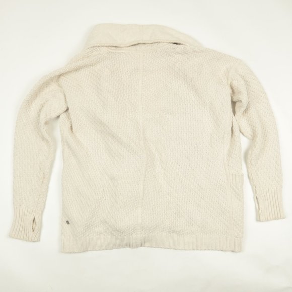 Lululemon Post Practice Cardigan In Cream - Picture 3 of 5
